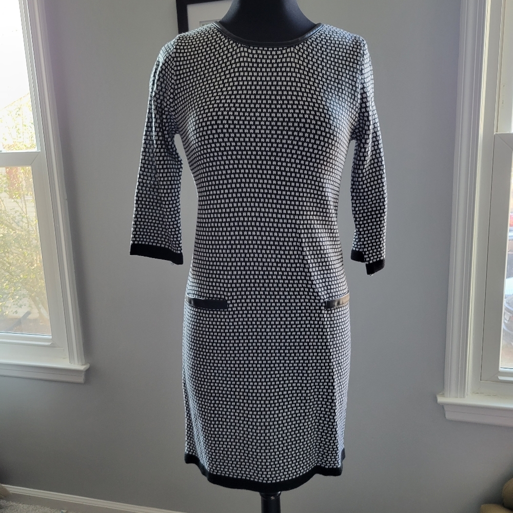 Black white NY Collection dress